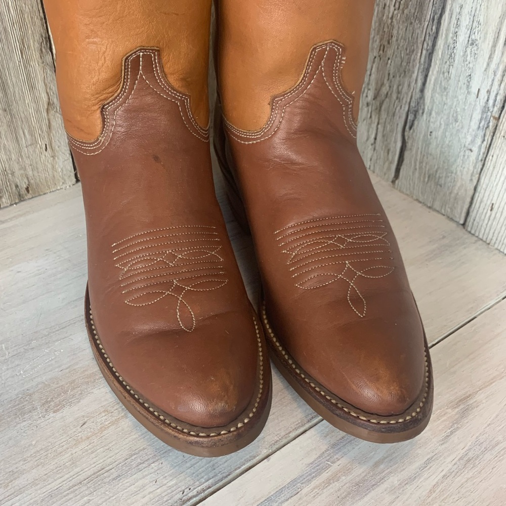 Abilene Brown Cowboy Boots - Picture 3 of 6